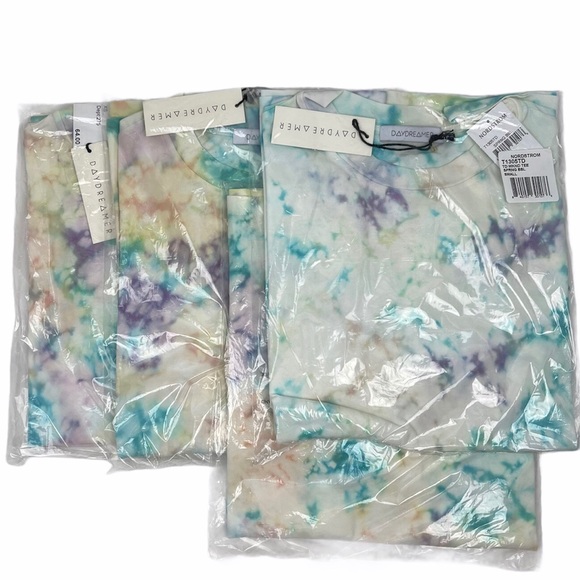DAYDREAMER Tie Dye Weekend T-Shirt Spring Bubble - Picture 6 of 8
